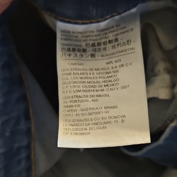 Levi's Light Blue Straight Leg Women's Jeans - Picture 7 of 9